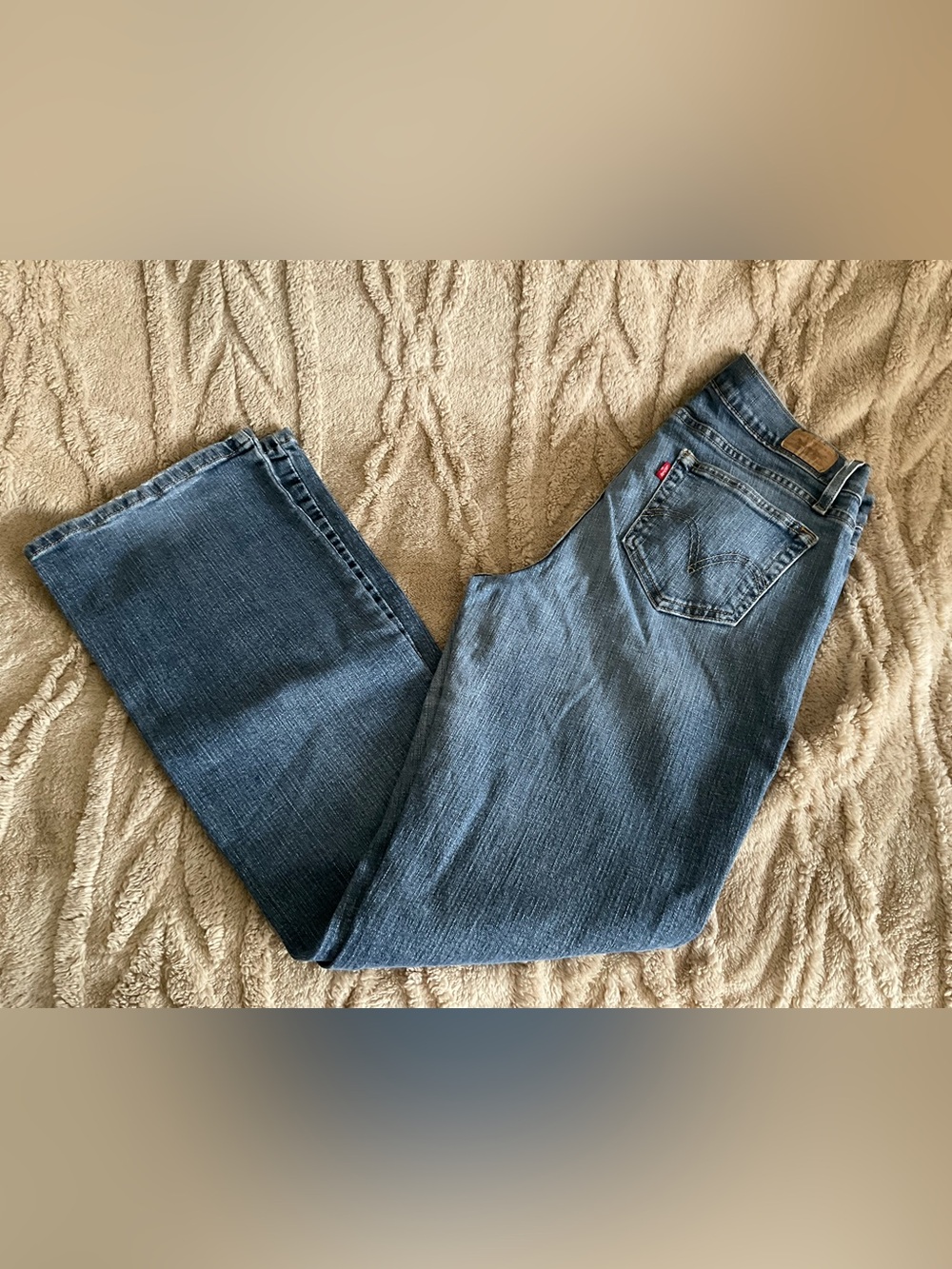Levi's 529 Women's (10) Straight Dark Blue Denim Jeans